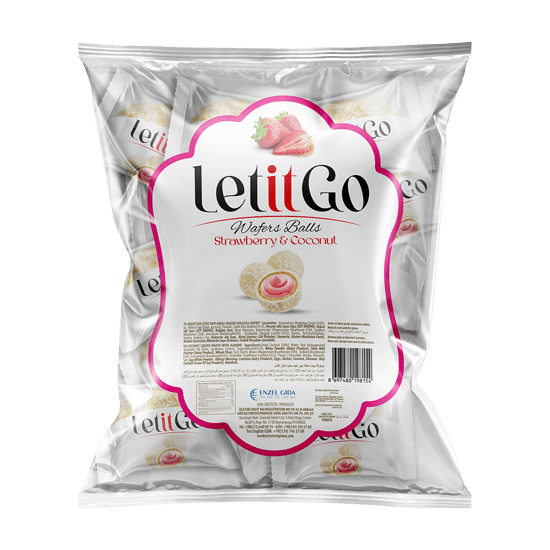 Let It Go-Top Çikolata  Çilek-H.Cevizli 500 GR