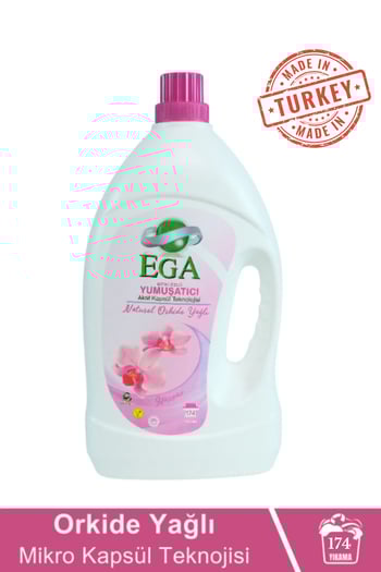 Ega Kimya Aktif Kapsül Teknolojili Orkide Çamaşır Yumuşatıcısı 4100 ml 172 Yıkama