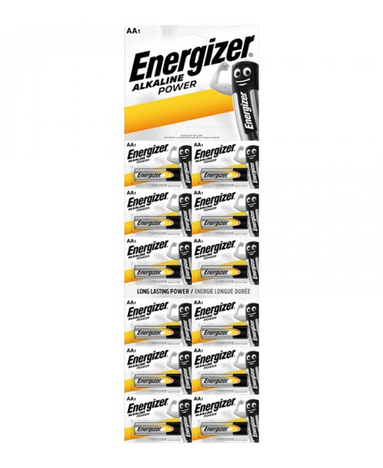 Energizer Alkaline Power Kalem Pil 12'li Kartela AA 1.5 Volt