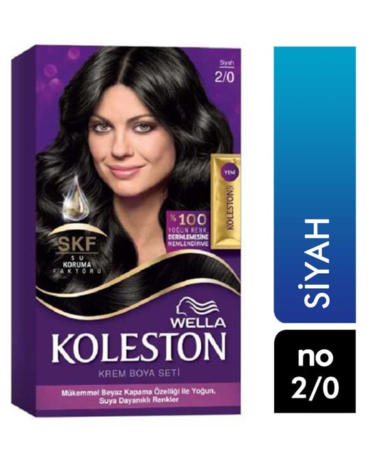 Koleston Saç Boyası no 2/0 Siyah