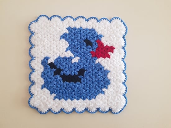 HERŞEY FIRSAT Banyo Bebek el örme lifi Yün Çirkin Ördek Desenli Taraftar TS