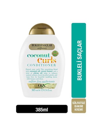 OGX Bukleli Saçlar Için Nemlendirici Coconut Curls Sülfatsız Bakım Kremi 385 Ml