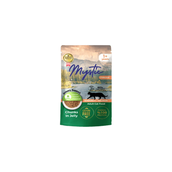 Mystic Tahılsız Kısırlaştırılmış Kedi Yaş Maması Somonlu 85 g