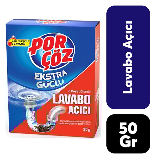 Porçöz Lavabo Açıcı 50 Gr