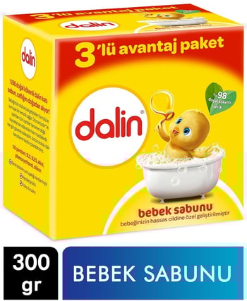 Dalin Bebek Sabunu 3 x 100 gr