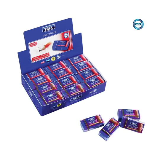 Trix Mavi Sınav Silgisi 24'lü