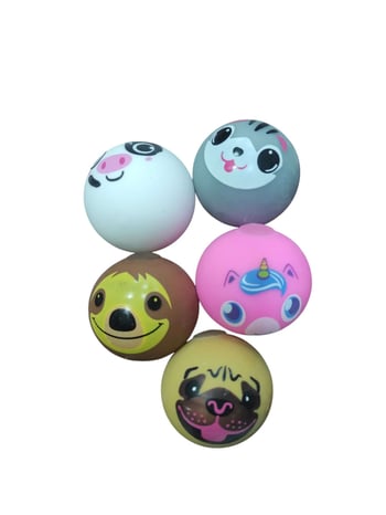 Adm 062 Emoji Toplar Dolgulu Sıkmalı Elastik Yumuşak Sukuşi (Squishy)