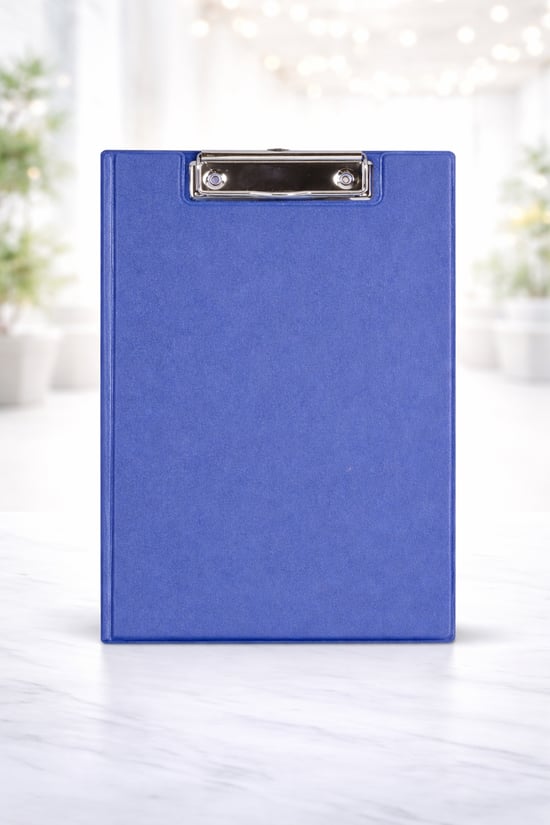 İMMA SEKRETER BLOK KAPAKLI PVC A4 MAVİ