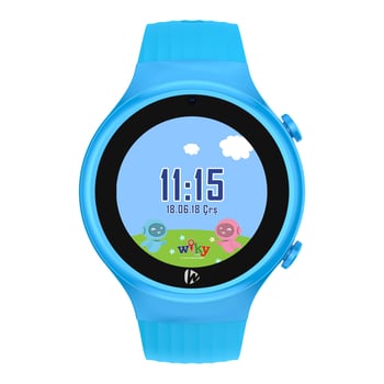 Wiky Watch 5S Akıllı Çocuk Saati - Görüntülü Arama, Gps, Sos, Sağlık Takibi, Güvenli Alan Mavi