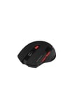 Classone WG100 Gaming Kablosuz Mouse 1600 DPI Siyah Kırmızı