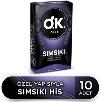 Okey Sımsıkı Prezervatif 10 Adet
