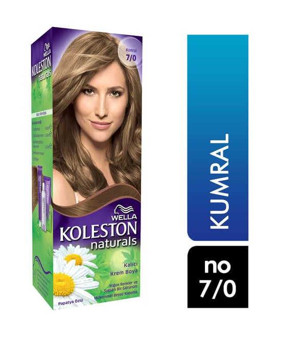 Koleston Naturals Saç Boyası no 7/0 Kumral