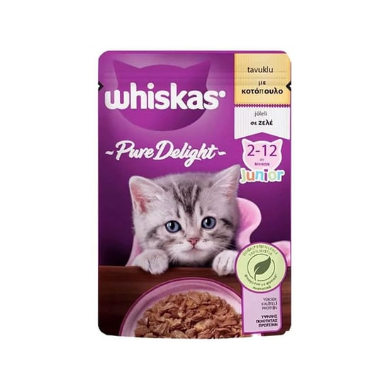 Whiskas Kedi Maması 85 gr Pouch Yavru Tavuklu