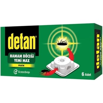 Detan Hamam Böceği Yemi 6'lı