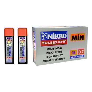 Mikro Super Min 0.7mm 24 Tüp (Adet)