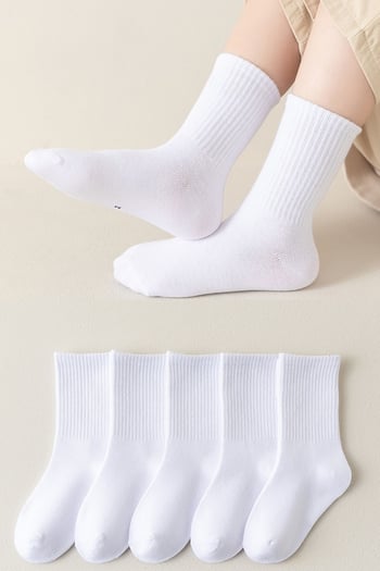 BGK Unisex Çocuk 5 Çift Kolej Çorap 2-3 Yaş