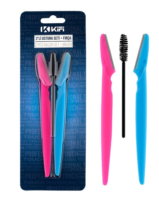 Kifi Kaş Usturası + Kaş Kirpik Fırçası