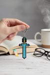 Minecraft Kılıç Figürlü Anahtarlık