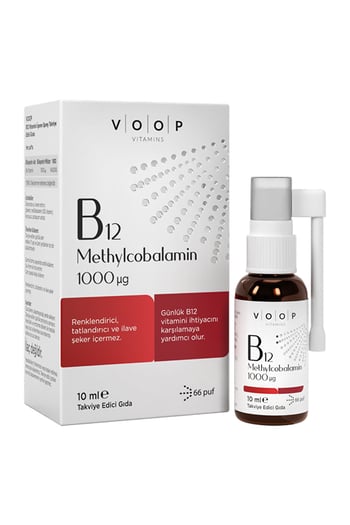 Vitamin B12 Methylcobalamin | 1000 µg (mikro gram) Sprey-Damla - 10 ml