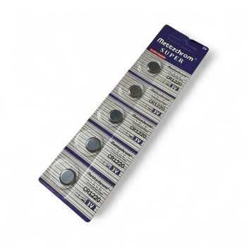 Mettzchrom Super CR1220 3v Pil Kartela 5' Li