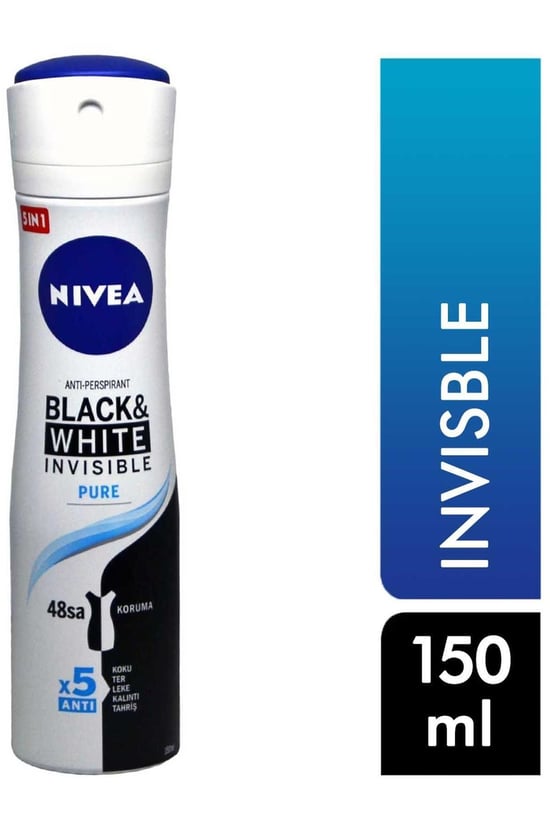 Nivea Invisible Black&White Kadın Deodorant 150 ml