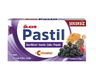 Ülker Pastil Kara Mürver+Çinko+Aserola+Propolis+C Vitaminli