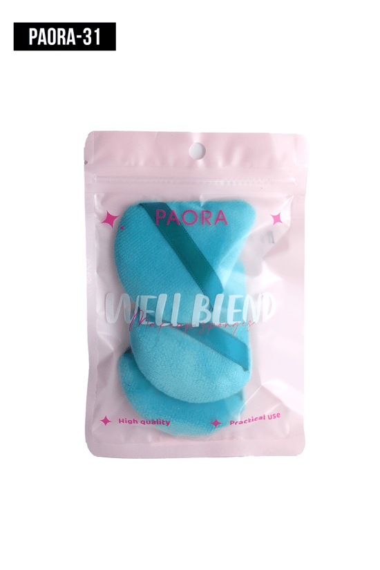 İthal Aksesuar Renkli 3'Lü Makyaj Süngeri