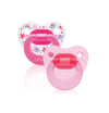 Wee Baby 2'li Damaklı Emzik No:2 6-18 ay Pembe