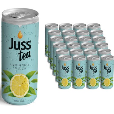 Juss Tea Soğuk Çay Coollime 250ml 24'lü