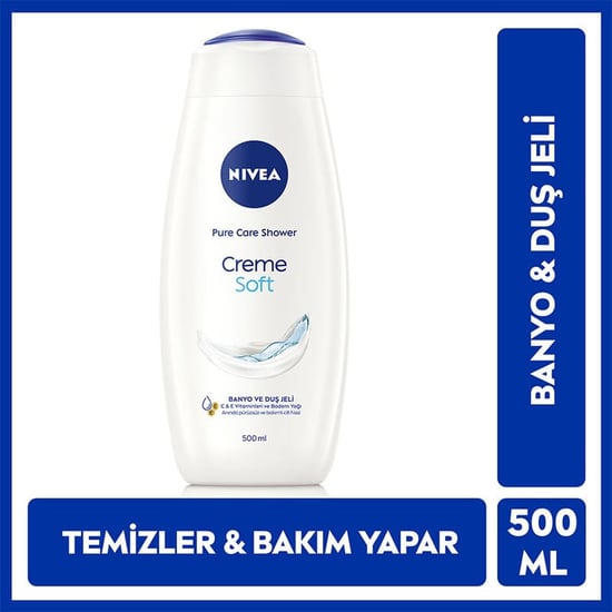 Nivea Duş Jeli Kadın 500Ml Creme Soft