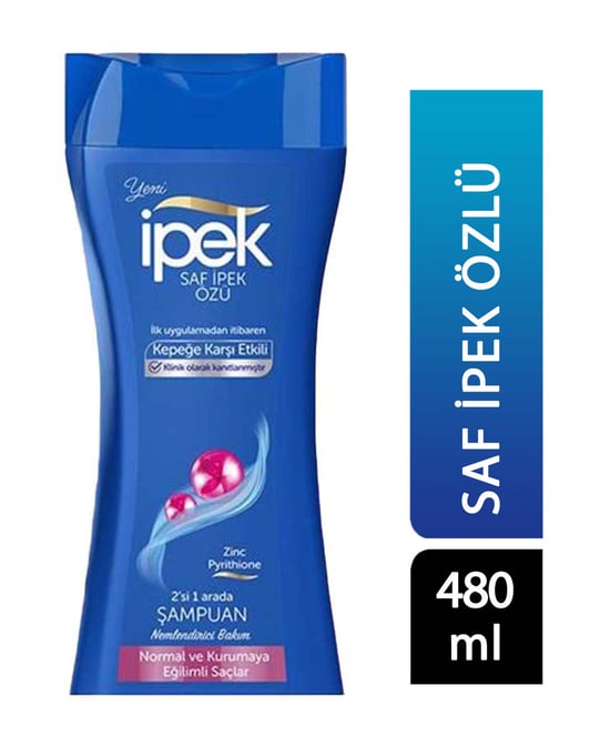 İpek Şampuan 480 ml Normal ve Kurumaya Eğilimli Saçlar