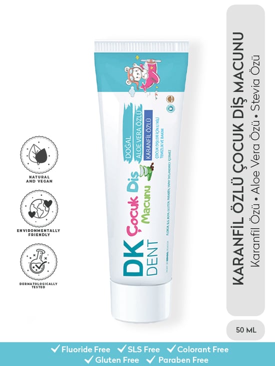 Dermokil Çocuk Diş Macunu 50 ml Karanfil Özlü