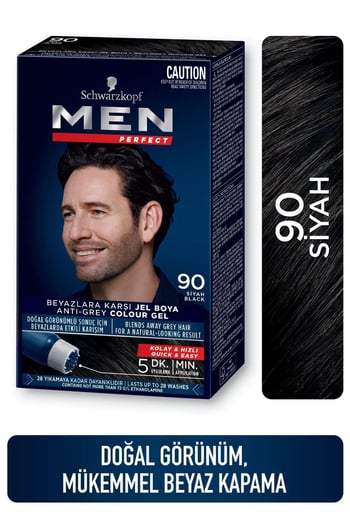 Schwarzkopf Men Perfect 90 Siyah 50 Ml