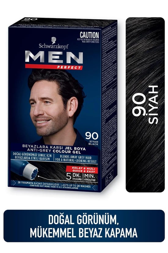 Schwarzkopf Men Perfect 90 Siyah 50 Ml