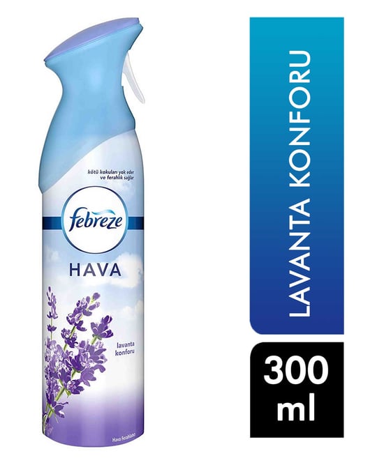 Febreze Oda Kokusu Aerosol Sprey 300 ml Lavanta Konforu