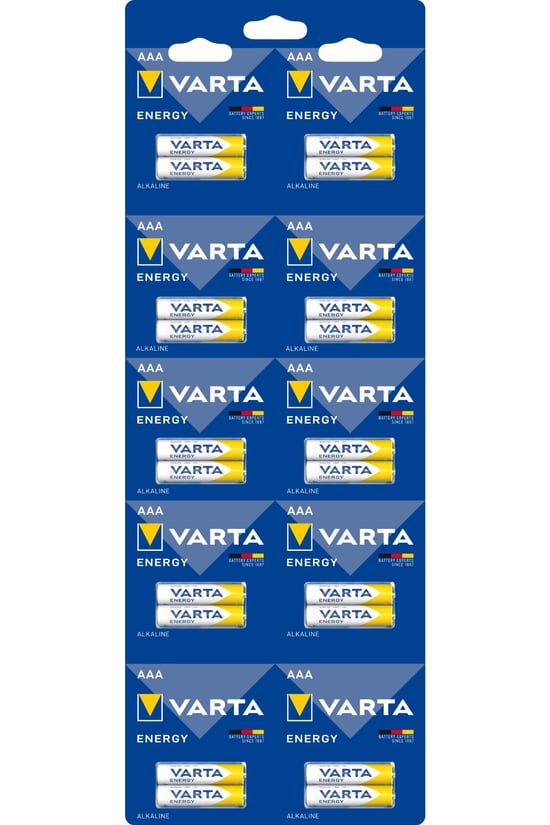 Varta Energy AAA İnce Pil 10X2 Kartela