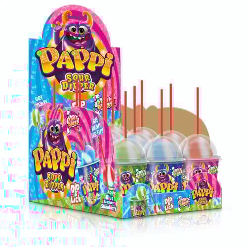 Pappi Meyve Tozlu  Lolipop