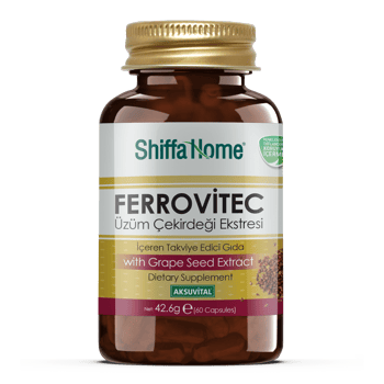 Shiffa Home Ferrovitec Üzüm Çekirdeği Ekstresi 60 Kapsül