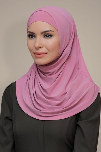 Hürrem Bone Gül Kurusu Pratik Hazır Geçmeli Tesettür Eşarp Sandy Kumaş Kendinden Boneli 1290_18