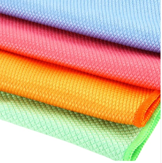 Ateks Dilimli 40x40 cm Baklava Dilimli Karışık Renklerde Mikrofiber Bez