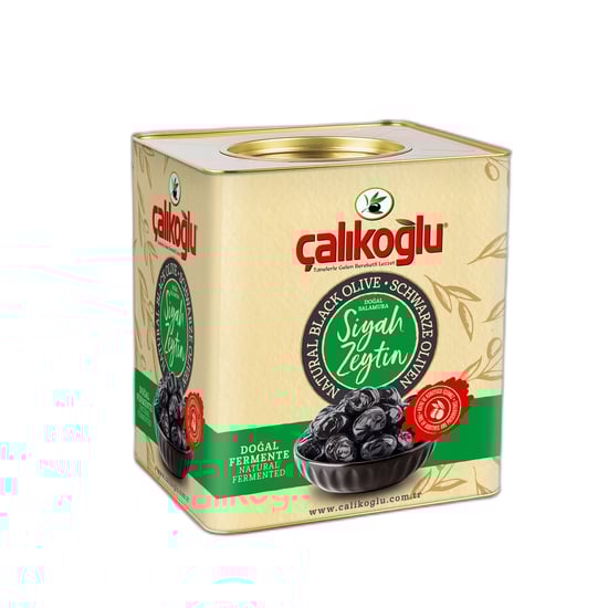 Çalıkoğlu Doğal Gemlik Özel Seçme Salamura Siyah Zeytin 10 kg (291-320) S