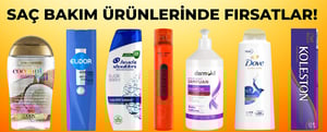 Saç Bakım Ürünlerinde Dev Fırsatlar! kampanya resmi