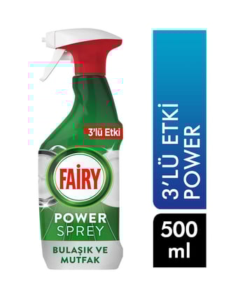 Fairy, fairy power, yağ çözücü, bulaşık deterjanı, yüzey temizleyici, mutfak temizleyici, yağ sökücü, kir sökücü, temizlik
