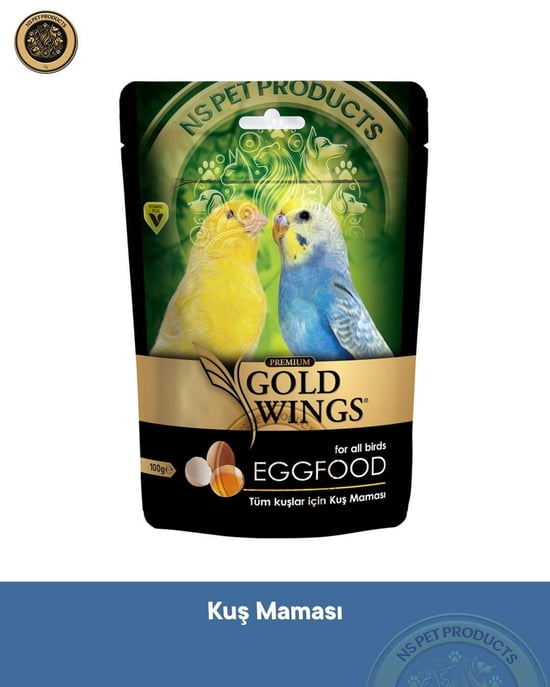 Gold Wings Premium Yumurtalı Kuş Yemi 100 Gr