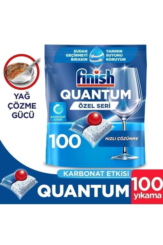 Finish Quantum Özel Seri Bulaşık Makinesi Deterjanı  Kapsül Tablet 100 Adet
