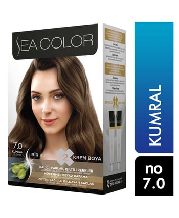 , kozmetik, toptan kozmetik, Sea Color, Sea Color Kit, Sea Color Set, Saç Boyası, Sea Color saç boyası satın al, Sea Color saç boyası fiyatı, toptan saç boyası fiyatları, saç nasıl boyanır, saç boyası zararlı mı,  kumral saç boyası, Sea Color 7 0