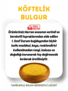 Mytat Doğal Yerli Üretim Köftelik Bulgur 1 kg