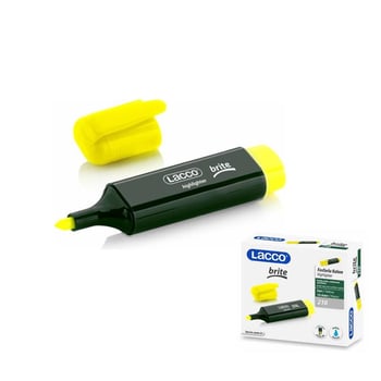 Lacco 210 Fosforlu Kalem Sarı 10 Adet