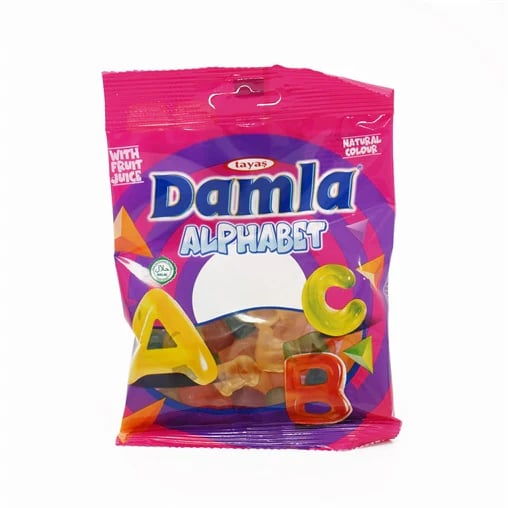 Tayaş Damla Gummy Jell 80 Gr Alfabe