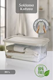 Moi 30 Litre Dikdörtgen Kiler Saklama-Multibox Saklama Kabı